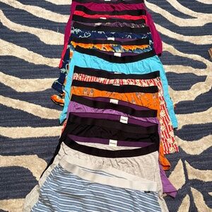 Me Undies Lot of 12. One Tomboy X included. Size XL. Multi Color.